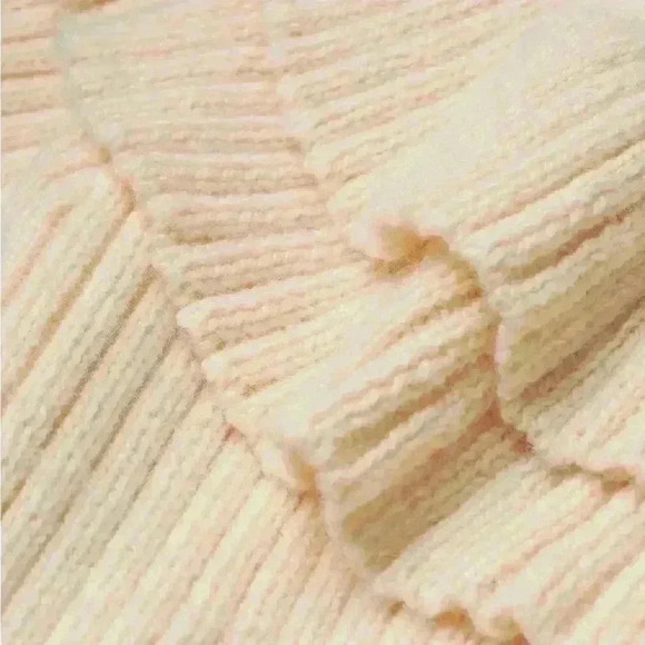 H&M Flounced Rib-Knit Ruffle Sweater - Picture 4 of 11